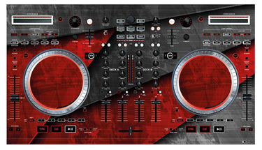 Numark NS 6 Skin Steelay Red